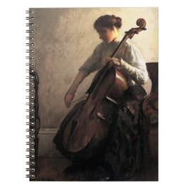 De cellist (door Joseph DeCamp) Notitieboek