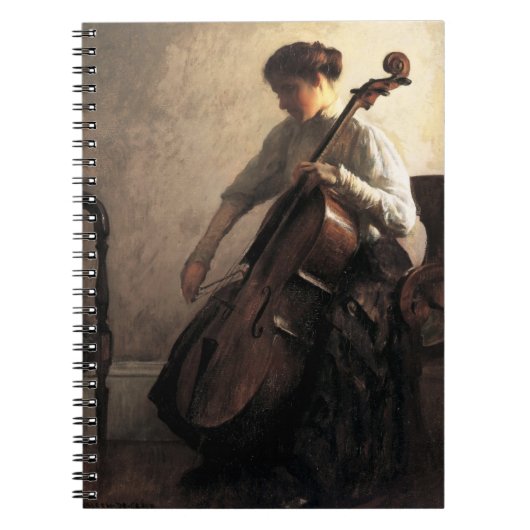 De cellist (door Joseph DeCamp) Notitieboek (Voorkant)
