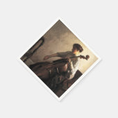 De cellist (door Joseph DeCamp) Servet (Hoek)