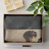 De cellist (door Joseph DeCamp) Tissuepapier (Geschenk)