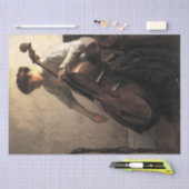 De cellist (door Joseph DeCamp) Tissuepapier (Craft)