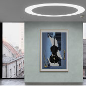 de Cello Canvas Afdruk