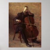 De Cello-speler Poster (Voorkant)
