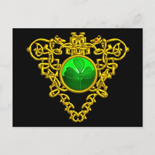 DE CELTISCHE HART VAN SAINT PATRICK BRIEFKAART (Voorkant)