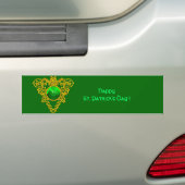 DE CELTISCHE HART VAN SAINT PATRICK BUMPERSTICKER (Op auto)