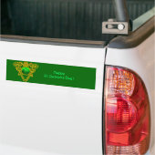 DE CELTISCHE HART VAN SAINT PATRICK BUMPERSTICKER (Op Truck)