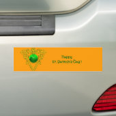 DE CELTISCHE HART VAN SAINT PATRICK BUMPERSTICKER (Op auto)