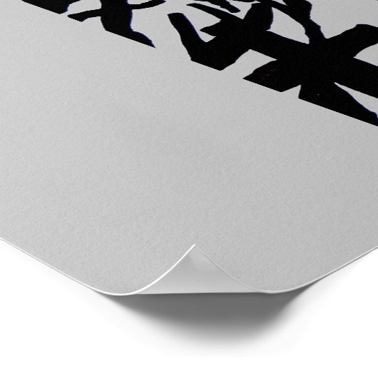 DE CEMETARIS VAN HET HALLOWEEN-gedicht Poster (Hoek)