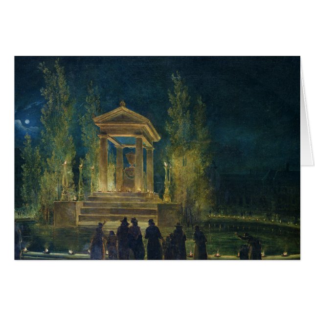 De Cenotaph Jean Jacques Rousseau (Voorkant Horizontaal)