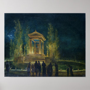 De Cenotaph Jean Jacques Rousseau Poster