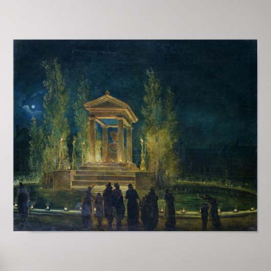 De Cenotaph Jean Jacques Rousseau Poster (Voorkant)