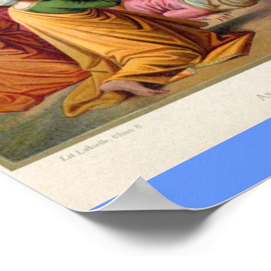 De censuur van Jezus 1879 Poster (Hoek)