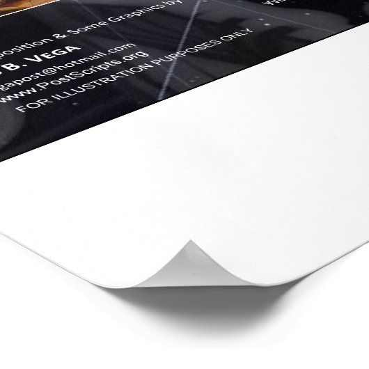 De centrale bloedmaan van 2018 poster (Hoek)