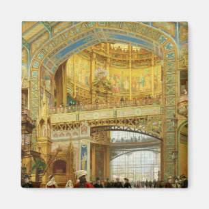 De centrale koepel van de universele tentoonstelli magneet