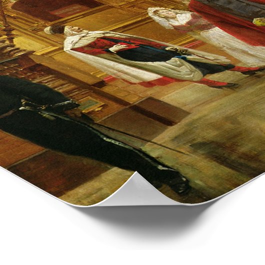 De centrale koepel van de universele tentoonstelli poster (Hoek)