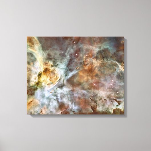 De centrale regio Carina Nebula Canvas Afdruk (Voorkant)