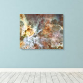 De centrale regio Carina Nebula Canvas Afdruk (Insitu (Houten vloer))