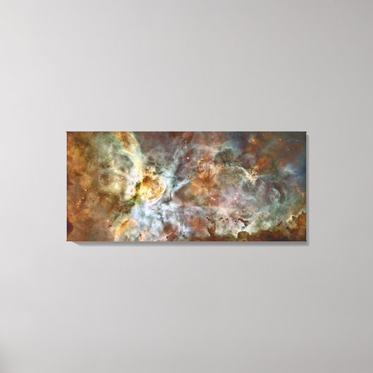 De centrale regio Carina Nebula Canvas Afdruk (Voorkant)