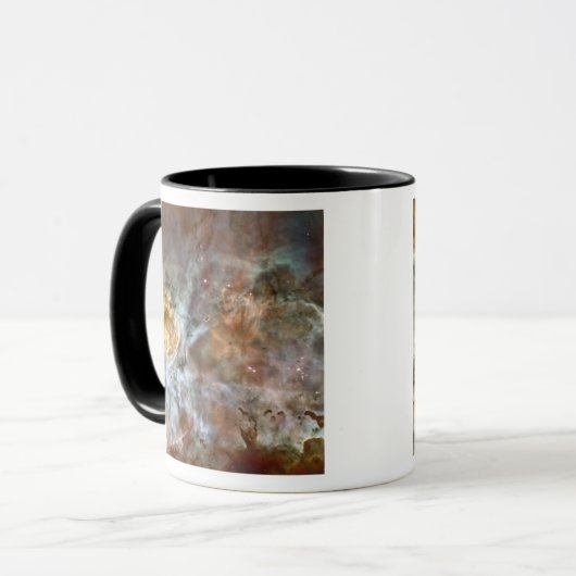 De centrale regio Carina Nebula Mok (Voorkant links)