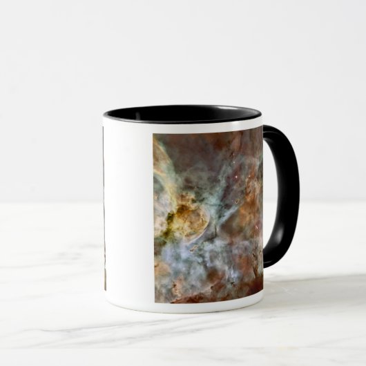 De centrale regio Carina Nebula Mok (Voorkant rechts)