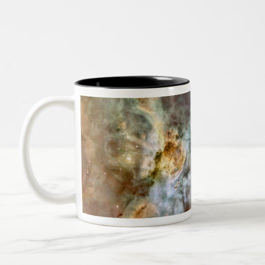 De centrale regio Carina Nebula Tweekleurige Koffiemok (Links)