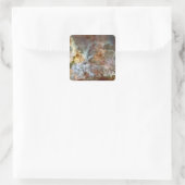 De centrale regio Carina Nebula Vierkante Sticker (Tas)