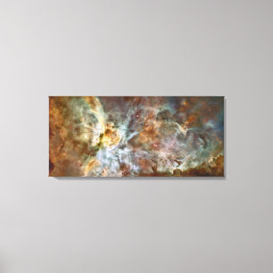 De centrale regio van de Carina Nebula Canvas Afdruk