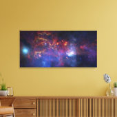 De centrale regio van het melkwegstelsel canvas afdruk (Insitu (Woonkamer))