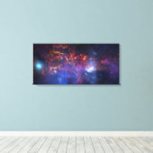 De centrale regio van het melkwegstelsel canvas afdruk (Insitu (Houten vloer))