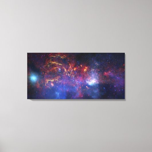 De centrale regio van het melkwegstelsel canvas afdruk (Voorkant)