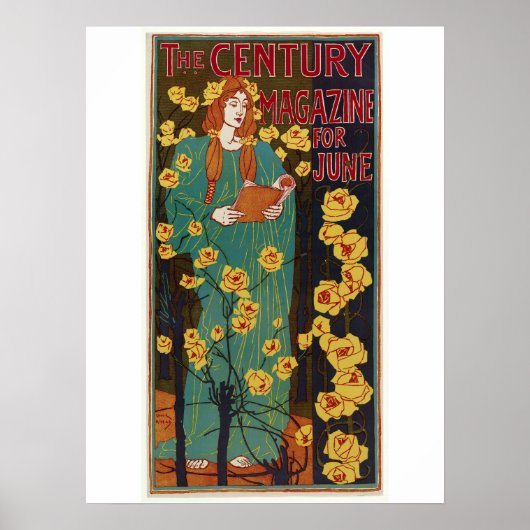 De Century 1896 juni cover door Rhead Poster (Voorkant)