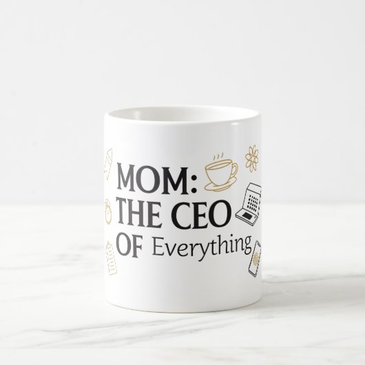 De CEO van Everything Funny Koffiemok (Center)