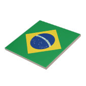 De ceramiektegel van de Vlag van Brazilië Tegeltje (Zijkant)
