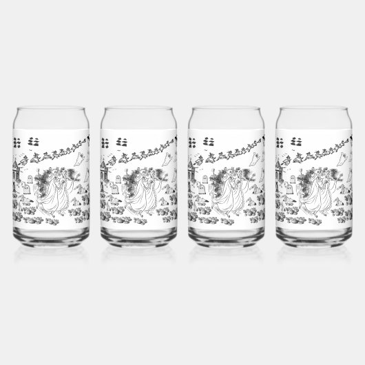 De ceremonie in Haunted - Blikvorm Glas (Voorkant)