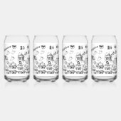 De ceremonie in Haunted - Blikvorm Glas (Links)