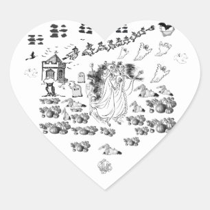 De ceremonie in Haunted - Hart Sticker