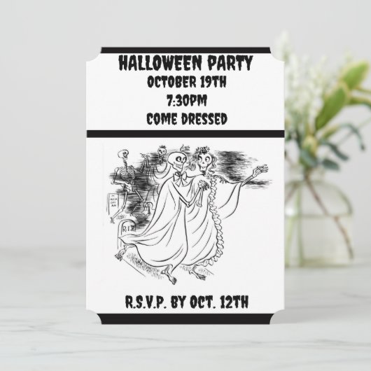 De ceremonie in Haunted - Kaart (Staand voorkant)