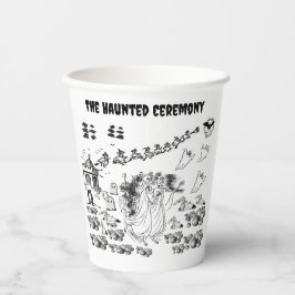 De ceremonie in Haunted - Papieren Bekers