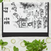 De ceremonie in Haunted - Theedoek (Gevouwen)