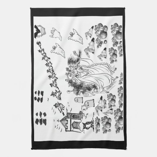 De ceremonie in Haunted - Theedoek (Verticaal)