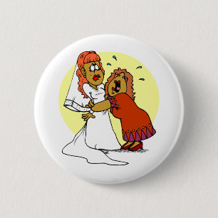 De Ceremonie van de Dag van het Huwelijk van de Ronde Button 5,7 Cm
