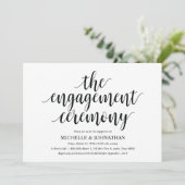 De ceremonie van de verloving, de Partij voor de A Kaart (Staand voorkant)