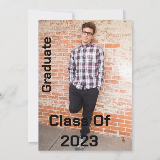 De ceremonieklasse van het moderne manuscript van aankondiging (Achterkant)