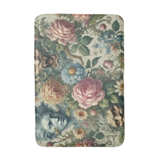 De Cerulean Muse - Gotisch Victoriaans Badmat (Voorkant Verticaal)