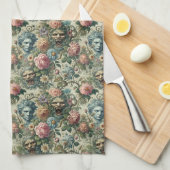 De Cerulean Muse - Gotisch Victoriaans Theedoek (Quarter Fold)