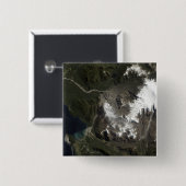 De ChaitSharn® Â© n Volcano Vierkante Button 5,1 Cm (Voorkant /achterkant)