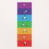 De Chakra kleuren Yogamat (Voorkant)