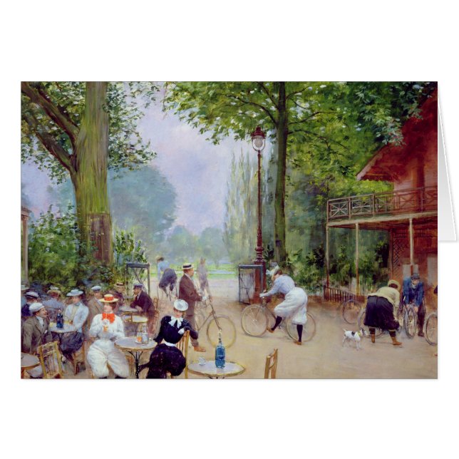 De Chalet du Cycle in de Bois de Boulogne (Voorkant Horizontaal)