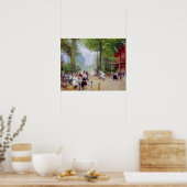 De Chalet du Cycle in de Bois de Boulogne Poster (Keuken)