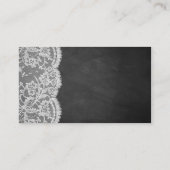 De Chalkboard & Lace Wedding Collectie website Informatiekaartje (Achterkant)